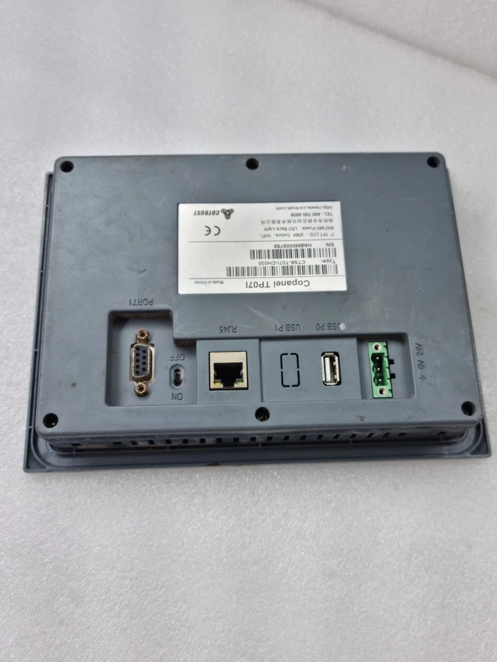 Used Working COTRUST COPANEL TP07I CTS6-T07I-CH030 7" TFT LCD HMI